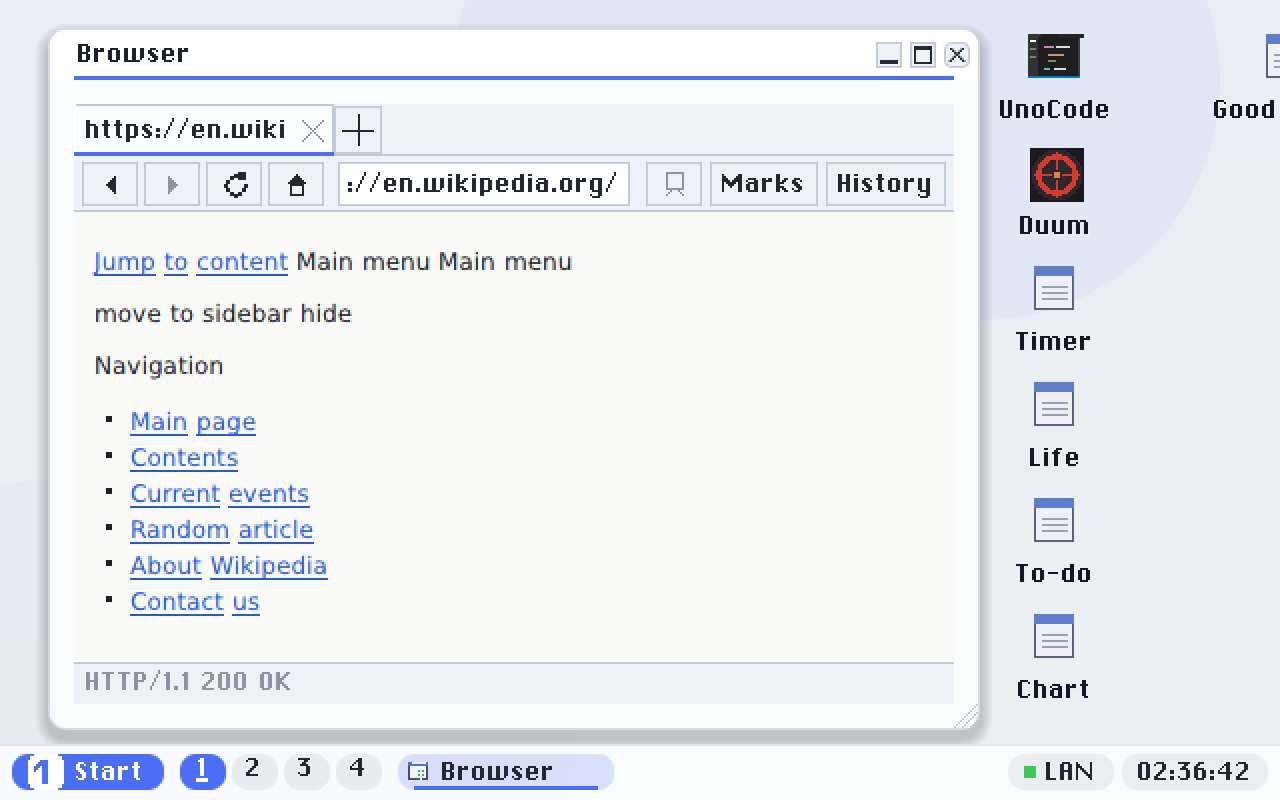 A secure page loaded over HTTPS.