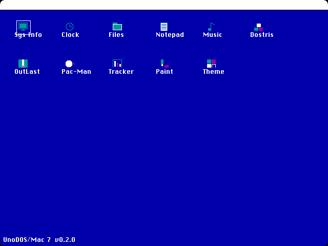 Classic Macintosh: on a compact 68000 Mac.